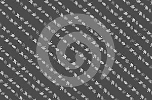 Water lily line pattern