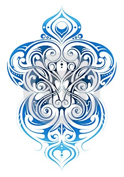 Water liquid tattoo element