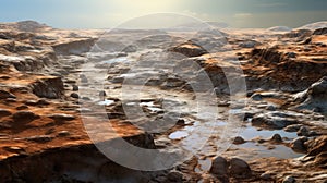 water Mars Planet Polar