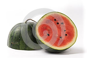 Water melon cut half