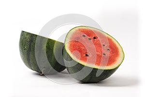 Water melon cut half
