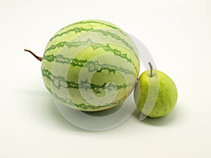 Water melon and guava