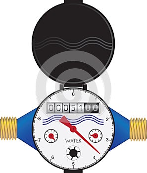 Water meter photo