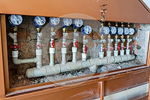 Water meters for multiple house. Residential. Repair. Bills