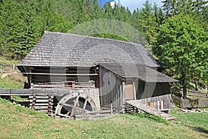 Water mill at Kvacianska dolina - valley in region Liptov, Slovakia