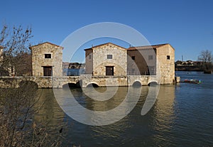 Water mills of Olivares. Zamora. Spain. photo