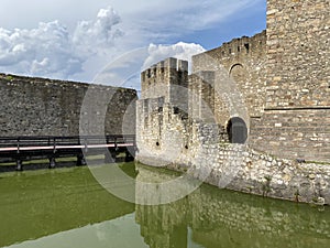 Water moat of Smederevo fortress or Water trench of the Smederevo fortress /  Vodeni Å¡anac Smederevske tvrÄ‘ave ili Vodeni rov