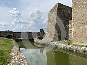Water moat of Smederevo fortress or Water trench of the Smederevo fortress /  Vodeni Å¡anac Smederevske tvrÄ‘ave ili Vodeni rov
