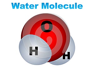 Water molecule icon