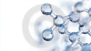 water molecules. water molecules background