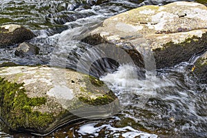 Water in motion at willard brook