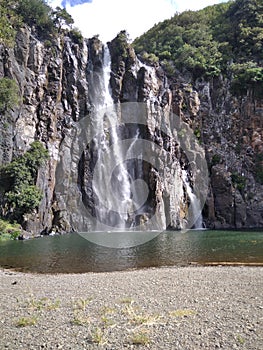 Waterfall RÃÂ©union Island sauvage earth photo