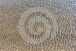 Water on  Ob reservoir, natural background, Novosibirsk, Russia