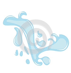 water or oil drop splash icon