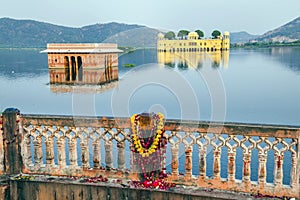 Water Palace (Jal Mahal) in Man