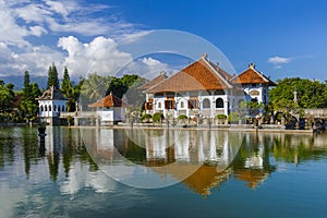 Water Palace Taman Ujung in Bali Island Indonesia