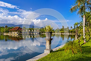 Water Palace Taman Ujung in Bali Island Indonesia