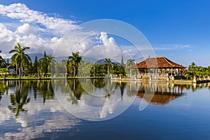 Water Palace Taman Ujung in Bali Island Indonesia