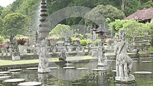 Water Palace of Tirta Gangga. Landmark in Bali Karangasem, Indonesia