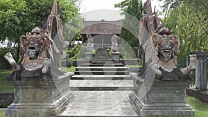 Water palace of Tirta Gangga. Landmark in Bali Karangasem, Indonesia