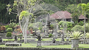 Water Palace of Tirta Gangga. Landmark in Bali Karangasem, Indonesia