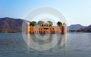 Water Palace was built during the 18th century in the middle of Man Sager Lake.