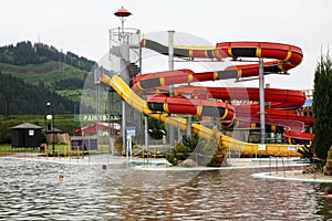 Aquapark Bešeňová u Ružomberka. okres Žilina. Slovensko