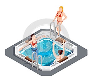 Water Park Isometric Set