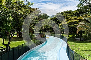 Water park, pool area known as la rio lento photo