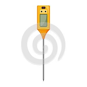 water ph meter color icon vector illustration