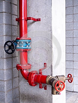 Water pipe and fire valve  system control fighting panel