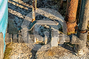 Water Pipe Value fitted with water tank