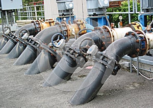 Water Pipes at Fish Hatchery