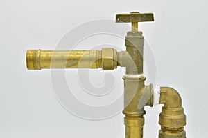 Water pipes with shut-off valve