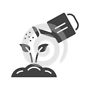 Water Plants icon vector image.