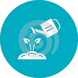 Water Plants icon vector image.