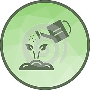 Water Plants icon vector image.