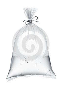 Water in plastic bag