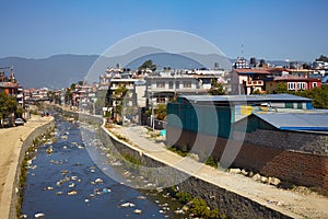 Water pollution of Bagmati River in Kathmandu, Nepal