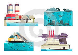 Water Pollution Compositions Set photo