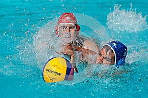 Water polo action