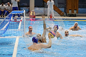 Water polo action