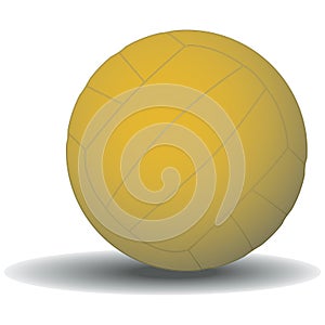 Water Polo Ball with clipping path