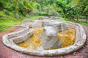 water pond at Pong Nam Ron Tha Pai hot spring