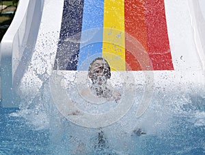 Water pool in aquapark