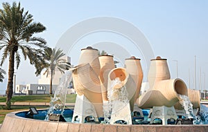 Water pot fountain Doha