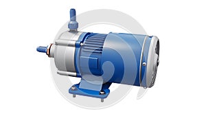 Water Pump. 3d render illustrration