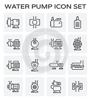 Water pump icon