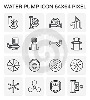 Water pump icon