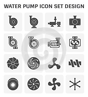 Water pump icon